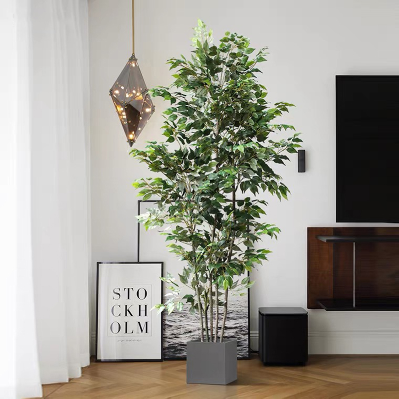 Ficus Lyrata Tree - 70in Kunstmatige Ficus Boom Faux Vloer