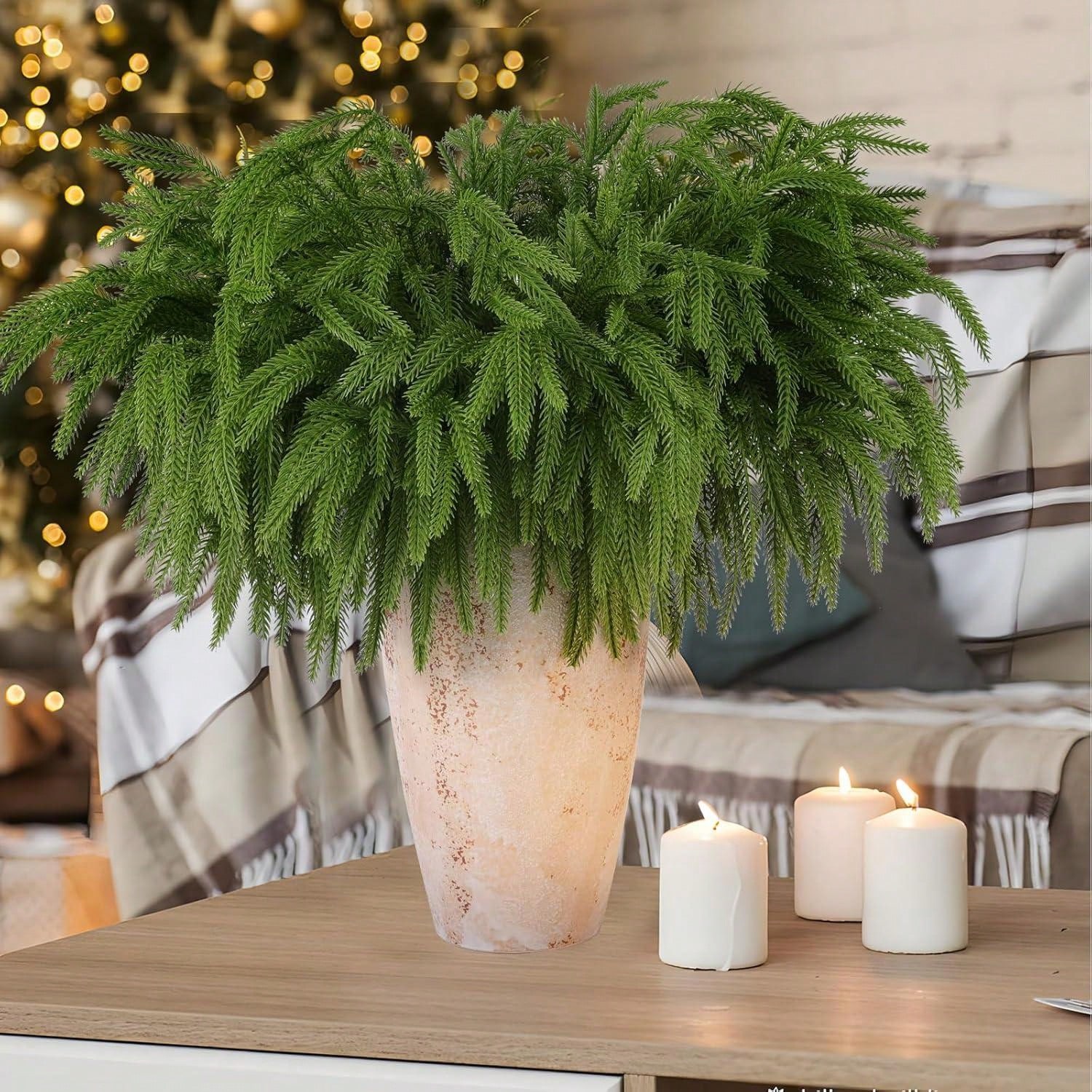 Dracaena Marginata - Kerst Norfolk Takken Realistische Grenen Norfolk