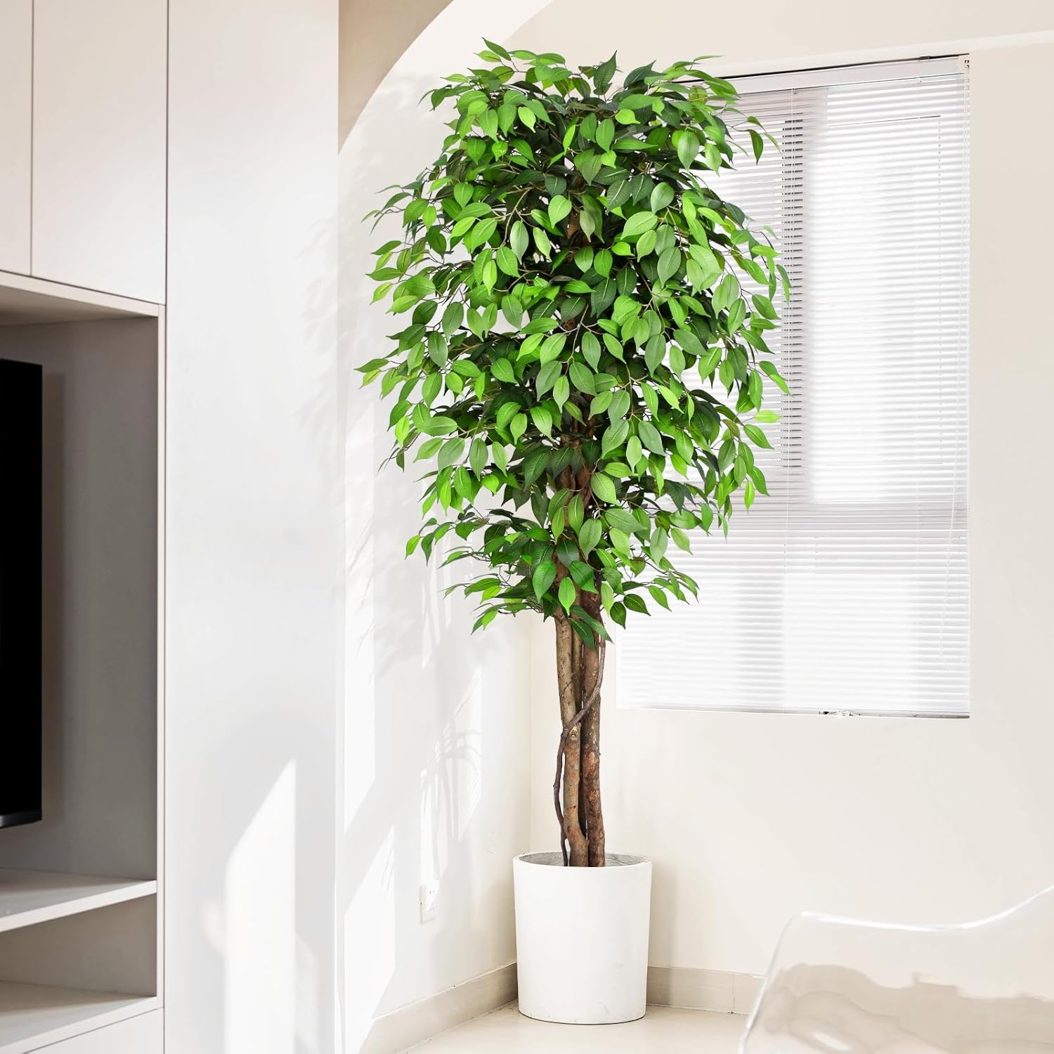Levensechte kunstmatige vijgen - Ficus Lyrata Tree recensie en prijs