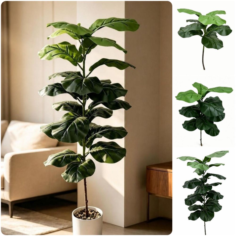 9/15/23 Kunstmatige Ficus Lyra - Ficus Lyrata Tree recensie en prijs