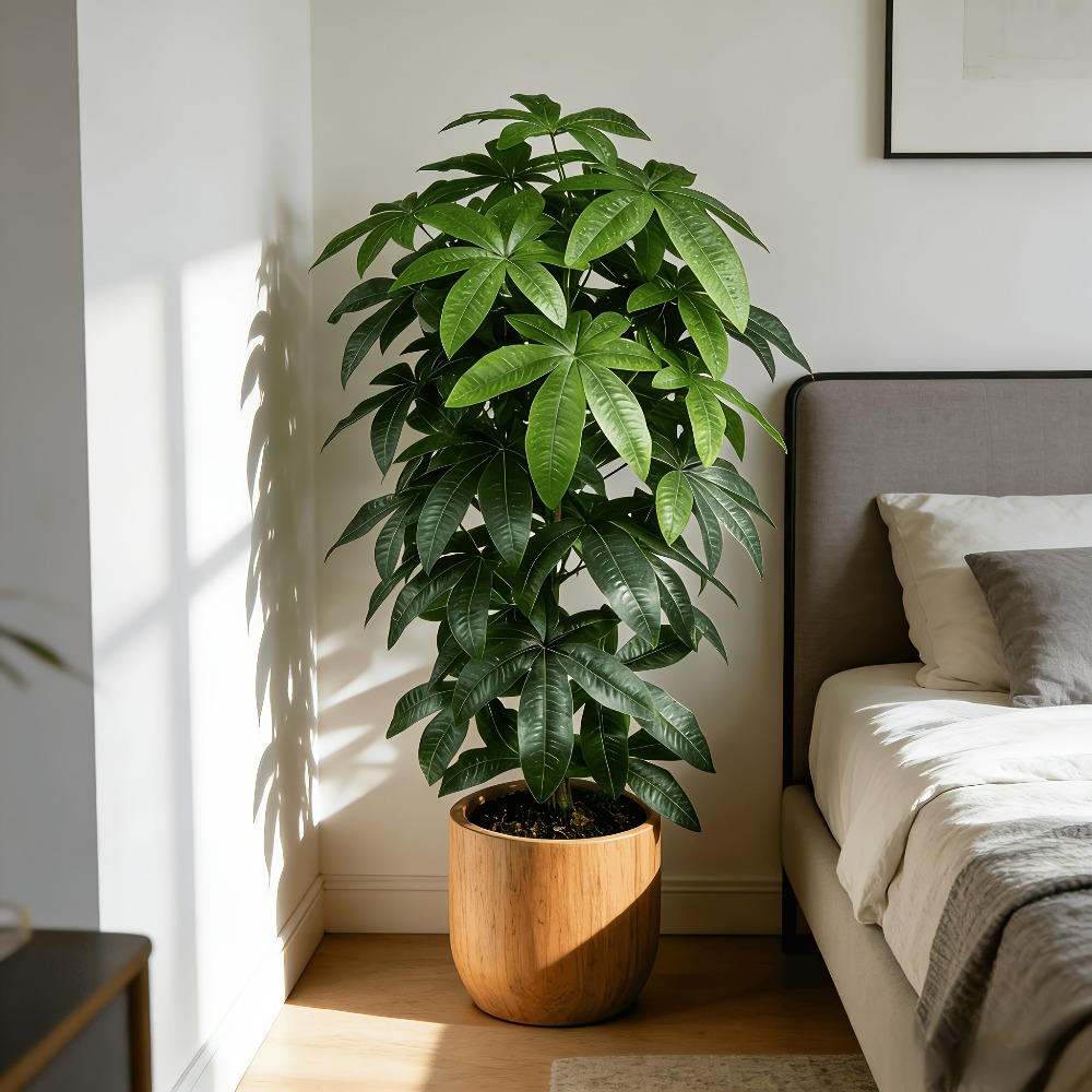 Een kunstmatige geldboom Pachi - Dracaena Marginata recensie en prijs